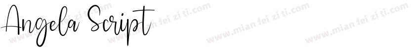 Angela Script字体转换